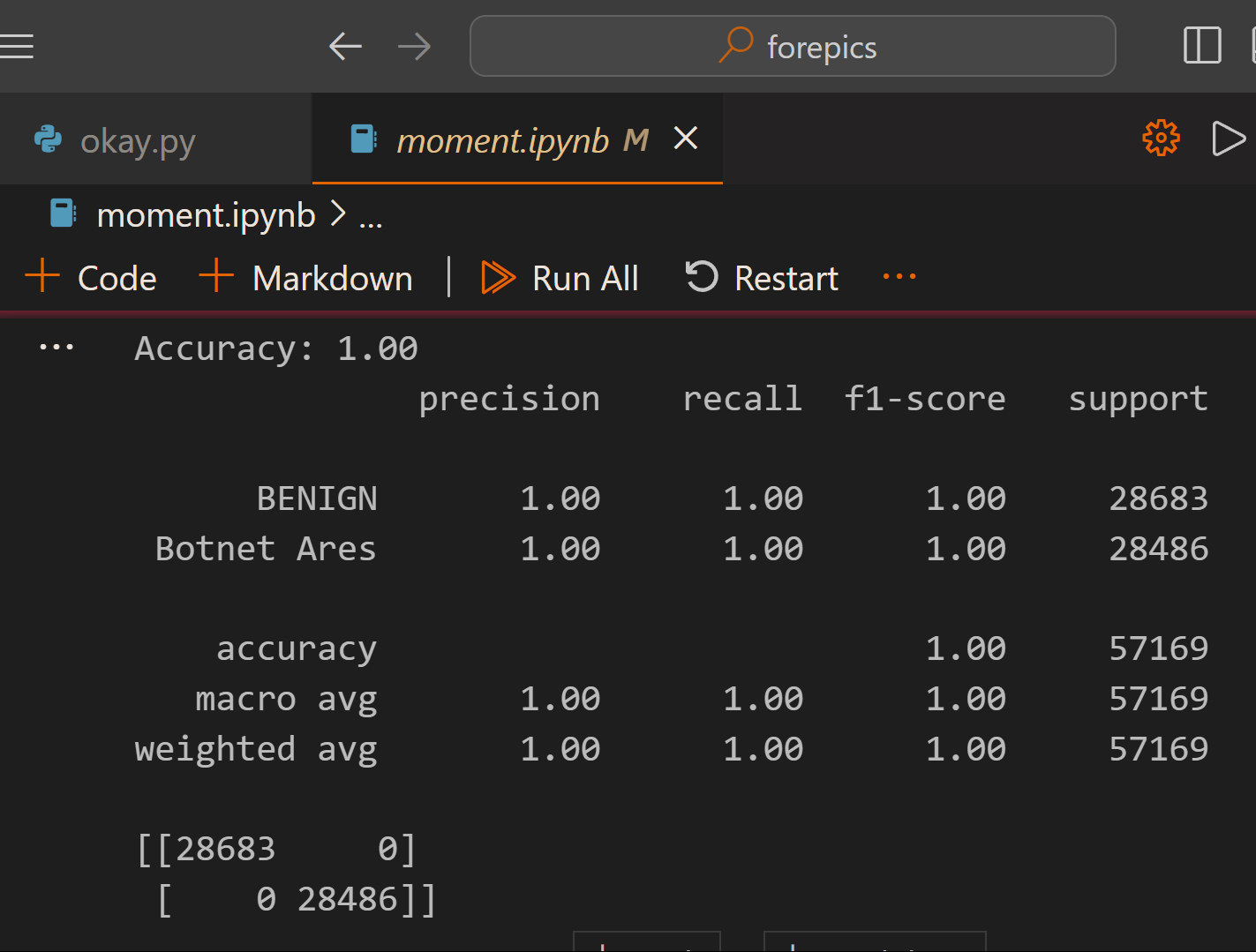 Result from moment.ipynb